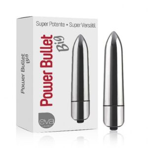 Vibrador Power Bullet Big Prateado - Sexshop