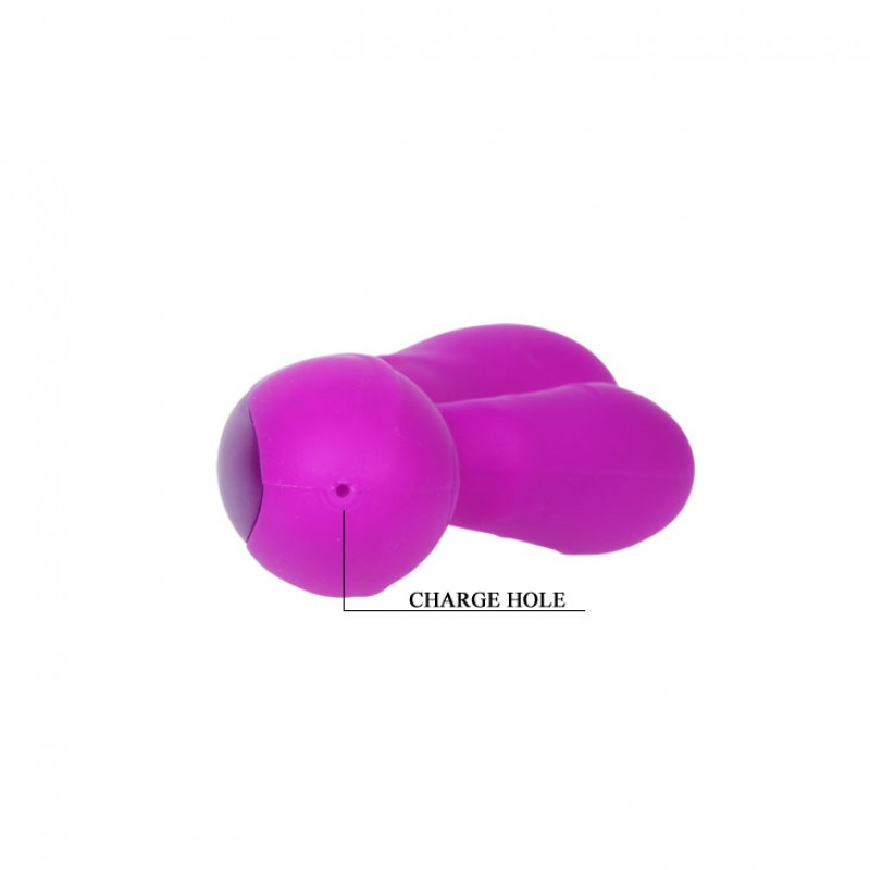 Vibrador Recarregável com Estimulador Clitoriano - PRETTY LOVE HARRY - Sex shop