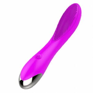 Vibrador recarregável OLINA com saliências massageadoras e 20 vibrações - Sexshop