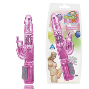 Vibrador Rotativo com Estimulador Clitoriano - MINI VIBRATION ROD - Sexshop