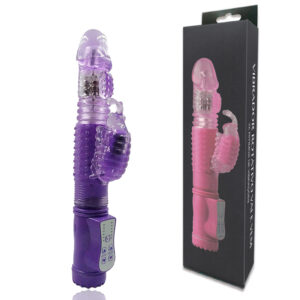 Vibrador Rotativo Vai e Vem com 37 Modos de Vibração e 6 Modos de Rotação - Sex shop