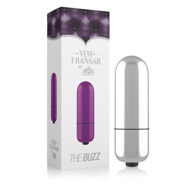 Vibrador Capsula The Buzz Prata - Vem Transar - Sex shop