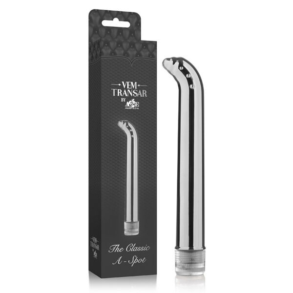 Vibrador Ponto G The Classic A Spot Prata - Vem Transar - Sex shop