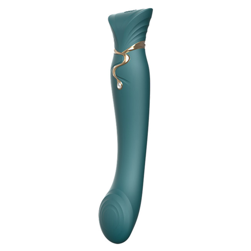 Vibrador ZALO - Queen Set G Spot PulseWave Vibrator - Verde - Sex shop