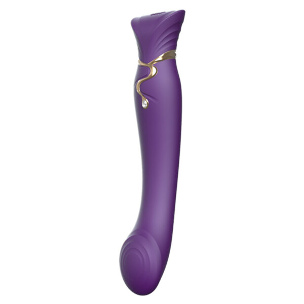 Vibrador ZALO - Queen G Spot PulseWave Vibrator - Lilás - Sexy shop