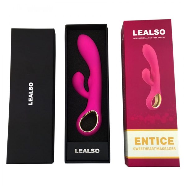 Vibrador de luxo recarregável com detalhes em metal e estimulador - Sex shop - Image 6
