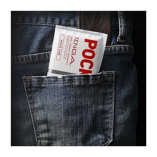 Masturbadores Tenga Pocket - Wave Line - Sex shop