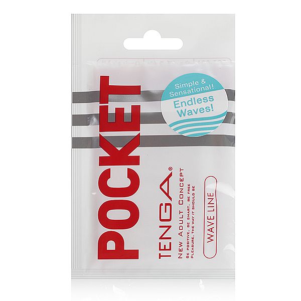 Masturbadores Tenga Pocket - Wave Line - Sex shop