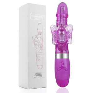 Vibrador rotativo com estimulador borboleta - Butterfly Vibrator - Sexshop