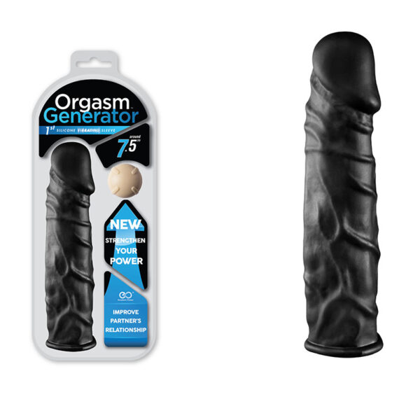 Capa Peniana Vibratoria em Silicone 19 cm - Orgasm Generator NANMA - Sex shop