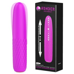 Vibrador Vaginal e Anal com sistema vai e vem Wonder Archibald