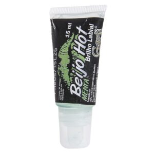 Beijo Hot Brilho Lábial para Sexo Oral MENTA 15ml Garji - Sex shop