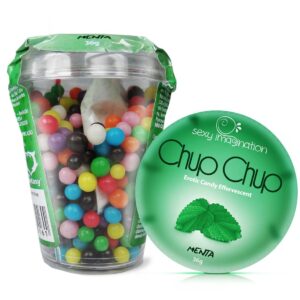 Chup Chup Erotic Candy Effervescent Morango Sexy Fantasy - Sexshop