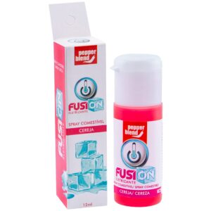 Fusion Vibrador liquido Comestível CEREJA 12ml Pepper Blend - Sex shop