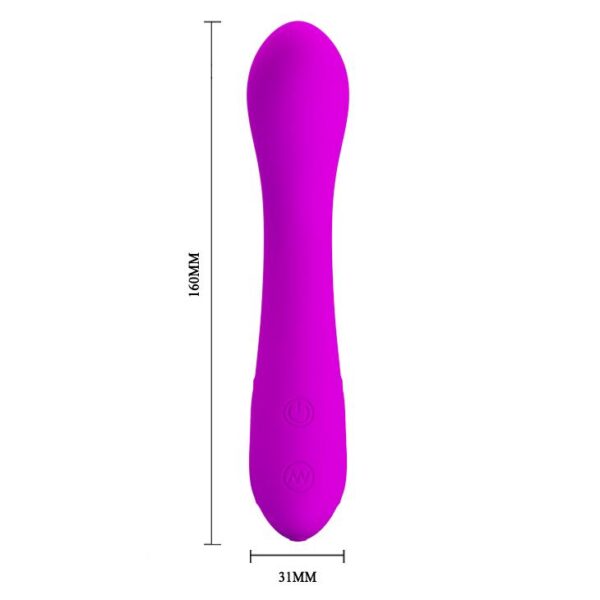 Vibrador Ponto G e Massageador Clitoriano Tony - Pretty Love