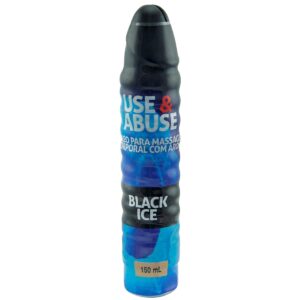 USE e ABUSE 150ml é um gel para massagem comestível Black Ice - Sex shop-0