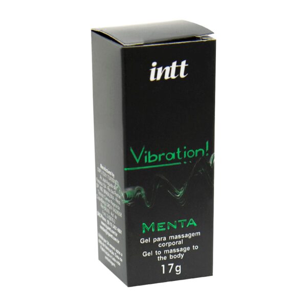 Vibration Gel Excitante Aromático 17g INTT Menta - Sex shop