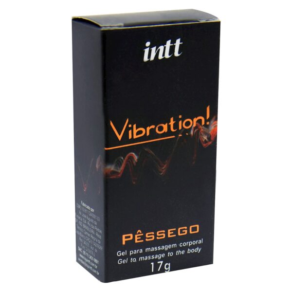 Vibration Gel Excitante Aromático 17g INTT Pêssego - Sex shop