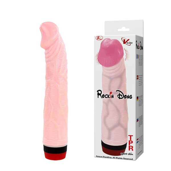 Pênis em Silicone com Vibro 19 x 4 cm - Strong - Baile - Sex shop