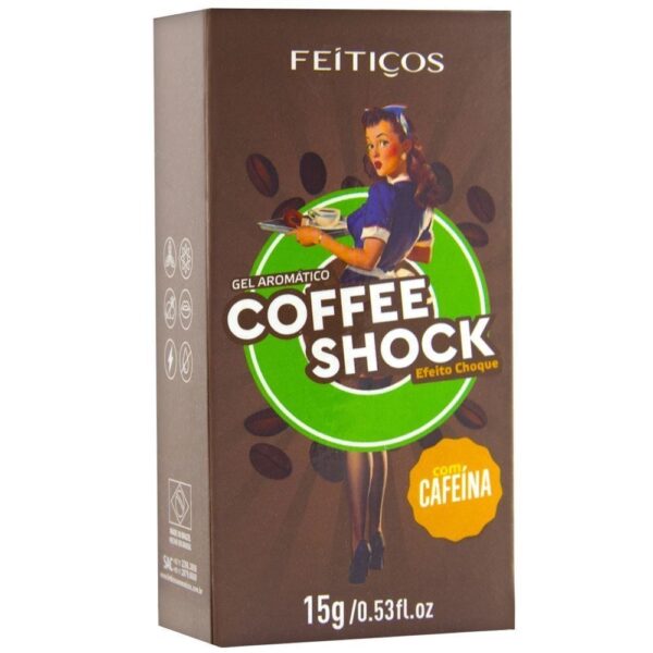 Gel Eletrizante Coffee Shock Aromático 15g Feitiços - Sex shop