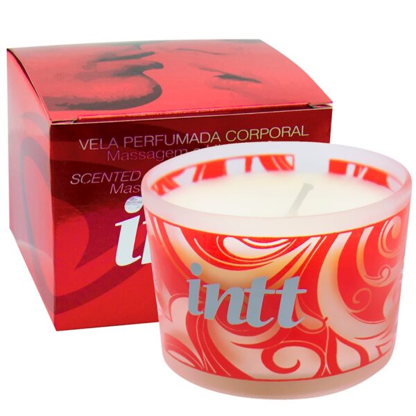 Vela Allumer Aromatizada BAUNILHA 90G INTT - Sex shop-0