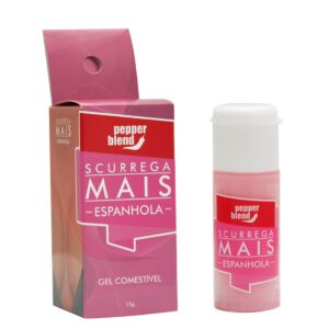 Scurrega Mais Gel comestível ESPANHOLA 15g Pepper Blend - Sex shop-0