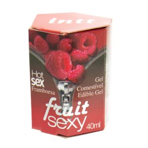 Fruit Sexy FRAMBOESA Hot Gel Comestível 40ml INTT - Sex shop-0