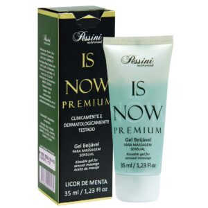 Is NOW! Premium Gel Quente Comestível LICOR DE MENTA 35ml Pessini - Sex shop-0