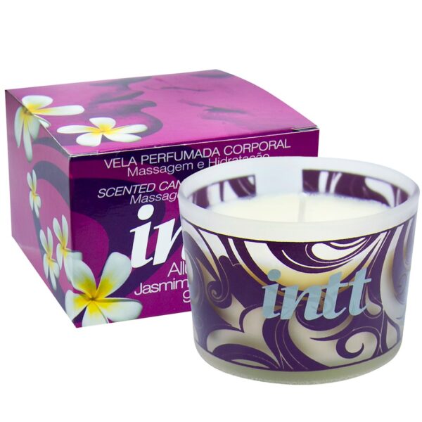 Vela Allumer Aromatizada JASMIM 90G INTT - Sex shop-0