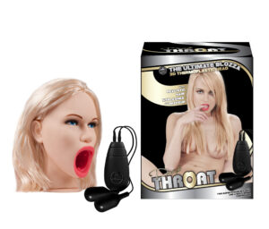 Masturbador ORAL - Cabeça de Boneca - Oral Deep Thoat NANMA - Realista com Vibrador - Sexshop