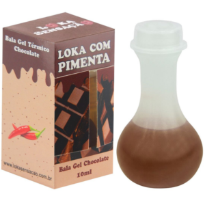 Loka com Pimenta Gel Comestível CHOCOLATE 10ml Loka Sensação