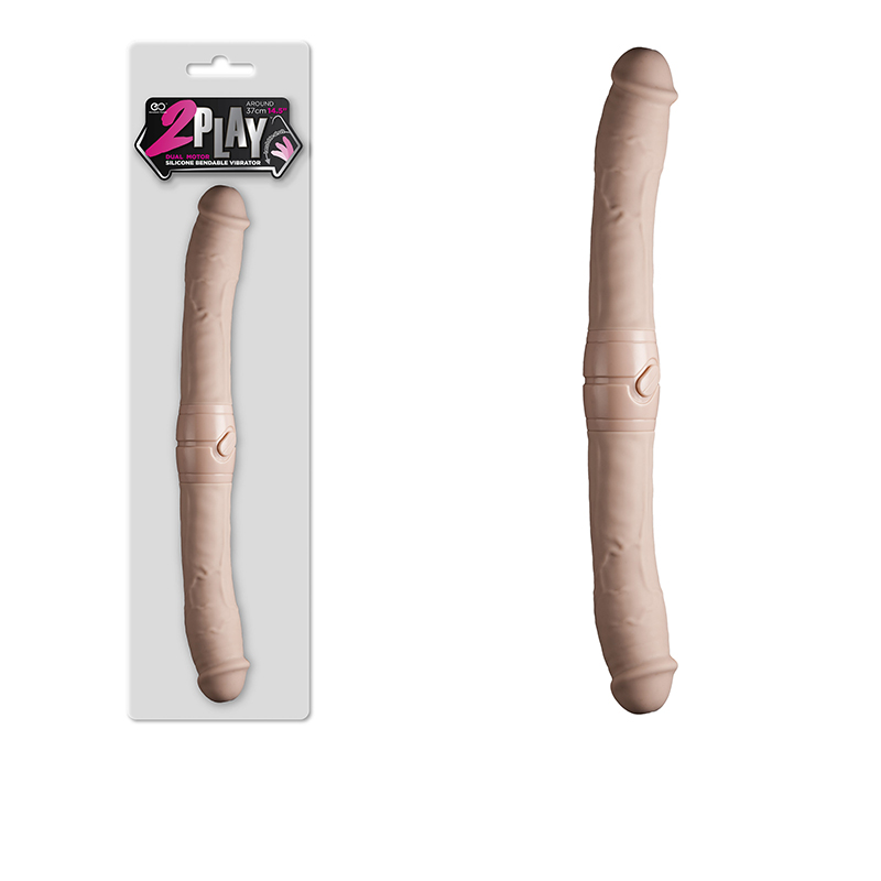 Pênis 2 Pontas com Vibrador NANMA 2 PLAY - Sex shop