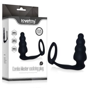 Plug anelar para próstata, com Anel Peniano LOVETOY - Sexshop