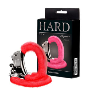 Algema Com Pelucia Vermelha linha HARD - Sex shop