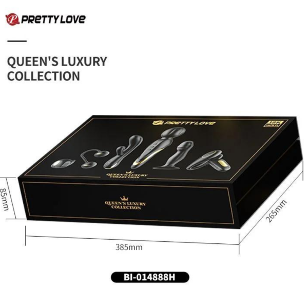 Kit Vibradores e Plug Queens Luxury Collection - Pretty Love - Image 6