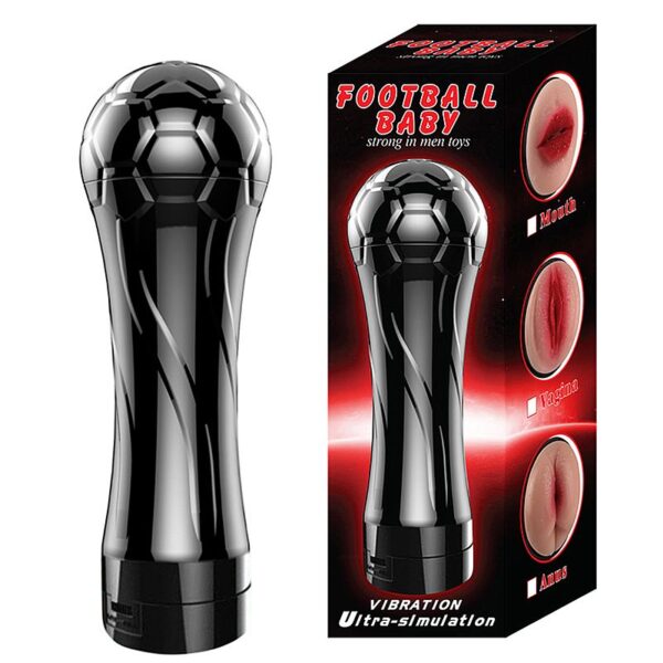 Masturbador Masculino Lanterna Com Vibro - Ânus - Football Baby - Sex shop - Image 5