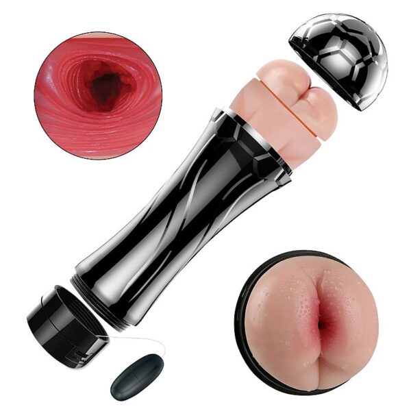 Masturbador Masculino Lanterna Com Vibro - Ânus - Football Baby - Sex shop - Image 7