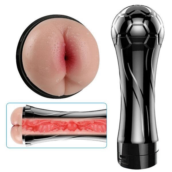 Masturbador Masculino Lanterna Com Vibro - Ânus - Football Baby - Sex shop