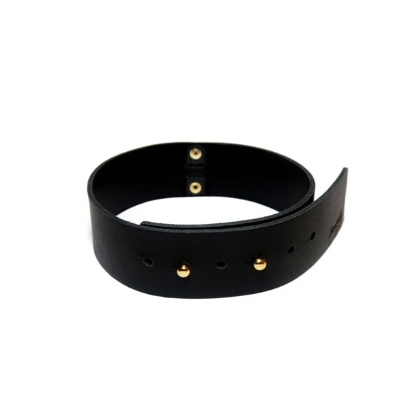 Colar Choker Celinna em Couro 33 mm - Secret Play - Sexshop