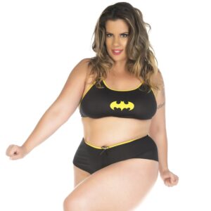 Kit Mini Fantasia Plus Size Bat Girl Pimenta Sexy - Sex shop