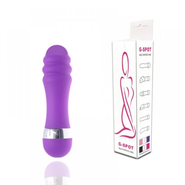 Vibrador Multivelocidade com Anéis Massageadores - Sexshop