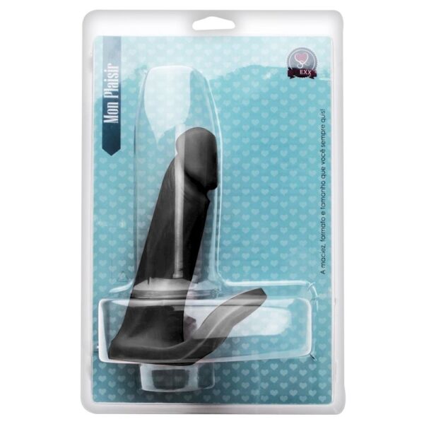 Anel Peniano Companheiro PRETO Amigão 16x3cm SOULSEX - Sex shop