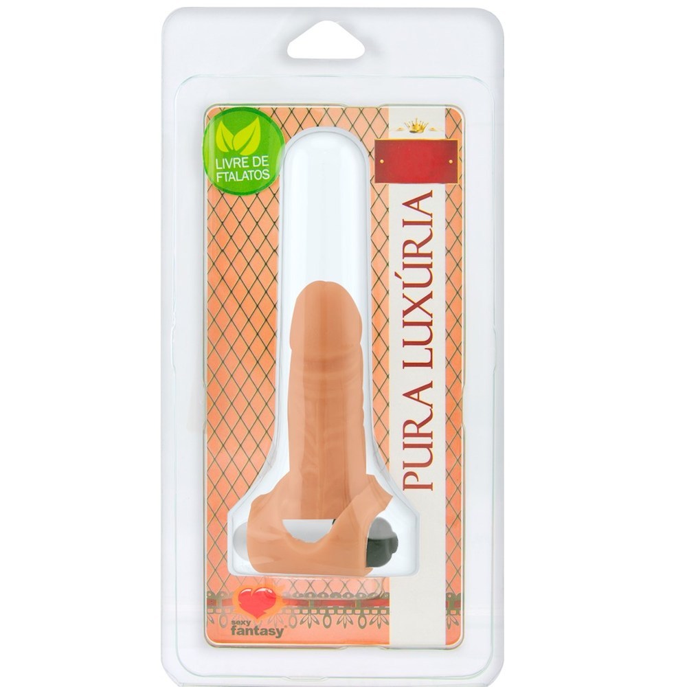 Anel companheiro com Vibrador 12,5x3cm SexyFantasy - Sex shop
