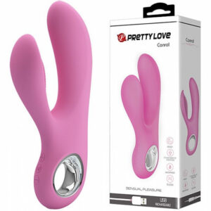 Vibrador Duplo com estimulador Pretty Love Canrol - Sex shop