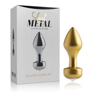 Plug Anal Diamante Lust Metal - Plug Gold Jewelry - Sexshop