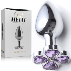 Plug anal Luxo - Lust Metal - Plug Flower Diamond - Sex shop