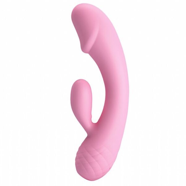 Vibrador Duplo e Massageador Clitoriano Ron - Pretty Love