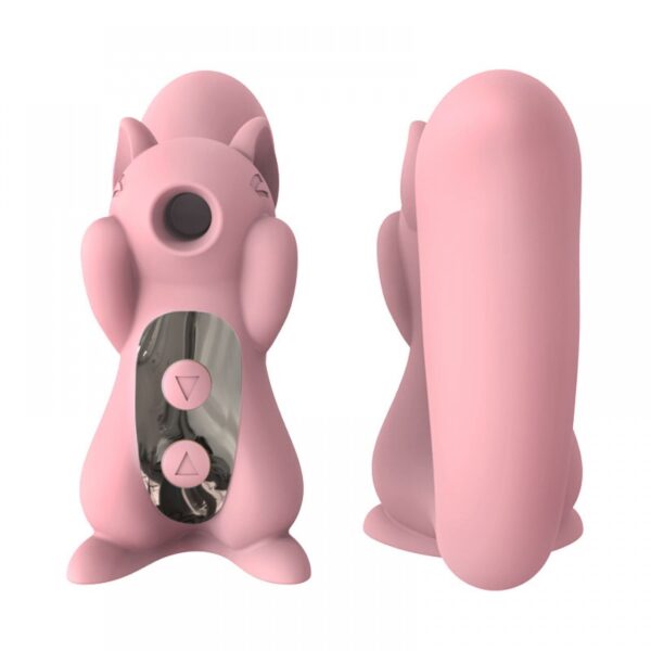 Vibrador Esquilo com Sucção para Clitóris e Seios - Miss UU - Kiss Toy