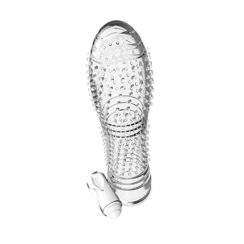 Capa Peniana e Anel Vibratório - Vibrating Sleeve Meteor Hammer - Sexshop