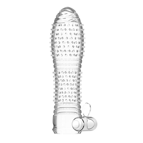 Capa Peniana e Anel Vibratório - Vibrating Sleeve Meteor Hammer - Sexshop